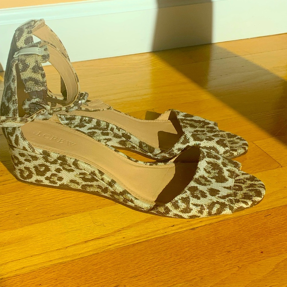 JCrew sandals size 7.5 used once